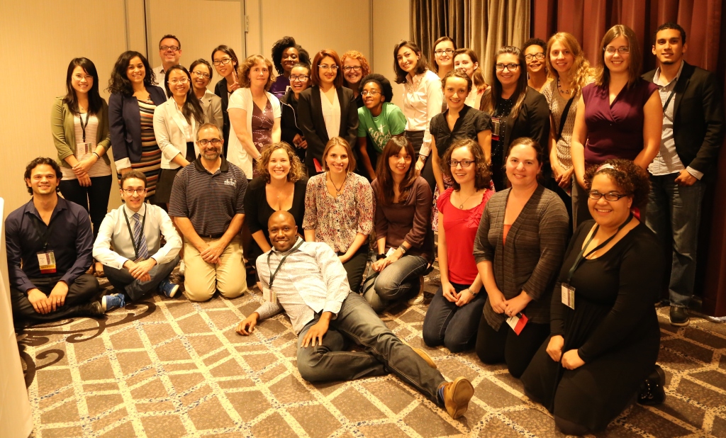 Group photo from last year's Broadening Participation Workshop (Ubicomp 2014).
